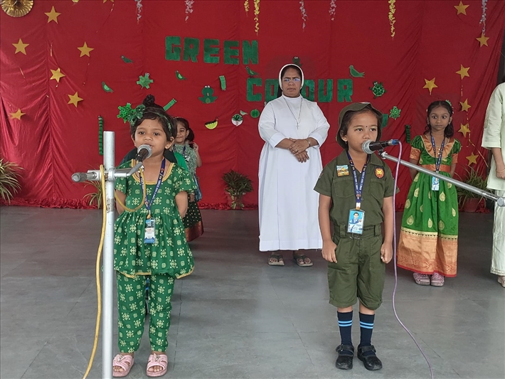 Colours Day (Green) Celebration
